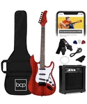 Beginner Electric Guitar Kit W/ Case, 10W Amp, Tremolo Bar - 39IN. Fixed Price $120.00.