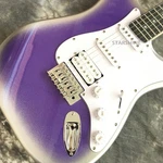 Sliver Burst Purple Top Solid Body Electric Guitar For Beginners 22FRETS. Fixed Price $199.00.