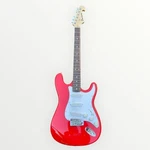 Davison Cherry Red Electric Guitar Full Size 3 Single Coil Pickups S-style. Fixed Price $79.99.