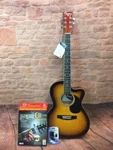 Perry Youth Cutaway Acoustic Guitar Combo With Chordbuddy. Fixed Price $229.95.