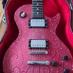 Gibson Les Paul Red Electric Guitar Solid Body 6 String Right-handed With Case. Fixed Price $15000.00.