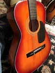 Vintage Harmony Parlor Acoustic Guitar H5422 With Sleeve Case. Fixed Price $151.99.