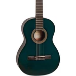 Valencia 200 Series 34 Size Classical Acoustic Guitar Transparent Blue. Fixed Price $119.99.