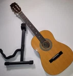 Reynolds Classical Acoustic Guitar J.R.15N,WITH Stand Digital Flash Tuner. Fixed Price $94.99.