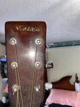 Montaya Acoustic Guitar. Model Number FM32. Made In Korea. Fixed Price $178.00.