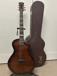 Cort Masterpiece Modern Venetian Cutaway Acoustic Guitar Tobacco Sunburst. Fixed Price $1499.99.