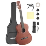 Vevor Classical Guitar 36 Beginner Starter Kit Nylon Strings Natural. Fixed Price $52.90.