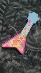 Gently Used Dreamworks Trolls World Tour Poppy's Mini Groovin' Guitar 7". Fixed Price $5.99.
