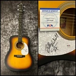 Psa Toto Band Africa Singer * Bobby Kimball Signed 41" Acoustic Guitar Coa. Fixed Price $330.00.