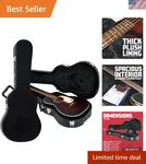 Swivel Handle Hard-shell Case For 3/4 Acoustic Guitars Travel With Confidence. Fixed Price $285.99.