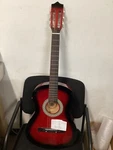 Bridgecraft Classical Acoustic Guitar 6 String Right Hand 20 Frets Sunburst Red. Fixed Price $169.99.