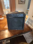 Crate GTD15R Guitar Amplifier 12" Combo With Reverb Good Used Condit. Fixed Price $50.00.
