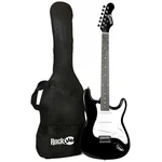 Rockjam EG-1BK-G Black Electric Guitar With Bag. Fixed Price $57.00.