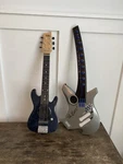 (2) First Act Discovery Electric Guitar Strings Mini W/built Speaker. Fixed Price $129.00.