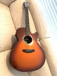 Rainsong CO-WS1000N2 Composite Carbon Fiber Acoustic Electric Guitar Red Burst. Fixed Price $3650.00.