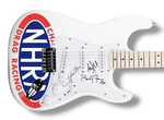 John Force Family Signed Brittany Ashley Nhra Drag Racing Legend Electric Guitar. Fixed Price $1349.99.