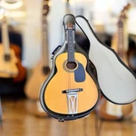 Vintage Rare 1960'S Orpheus Parlor Classical Guitar W/case Missing String. Fixed Price $280.00.