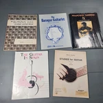 Classical Guitar Sheet Music Book Lot 5 Tarrega Giuliani Baroque Spain Block. Fixed Price $19.95.