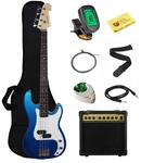 Stedman Beginner Series Bass Guitar Bundle With 15-WATT Amp, Gig Bag, Instrum.... Fixed Price $213.54.
