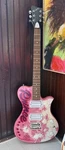 Custom Pained Prince First Act ME553 Pink Splatter Electric Guitar. Fixed Price $129.99.