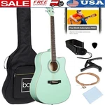 Full Size Acoustic Guitar Padded Case Dreadnought Classic Design Beginners New. Fixed Price $137.74.