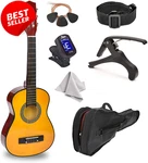 30IN Acoustic Guitar With Case And Accessories For Kids Beginners Wood. Fixed Price $93.00.