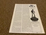 JBF10 Advert 11X3 Mac Davis Ovation Acoustic 1613-4 Electric Classic Guitar. Fixed Price $8.04.