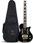 Custom Gloss Black Headless Electric Guitar With Headphone Amp & Gig Bag. Fixed Price $909.99.