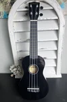 Brand New Hamano Soprano Ukulele Black Laquered U-30BK. Fixed Price $42.00.