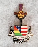 Hard Rock Cafe Washington Dc Rainbow & Usa Flags Shield Guitar Pride Pin # 78099. Fixed Price $16.75.