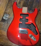 Fender Squier Classic Vibe 60 Stratocaster Body Candy Apple Red & Plate. Fixed Price $195.00.