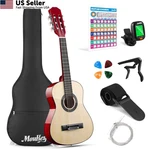 Moukey 30" Acoustic Guitar For Beginners Kids Youth 1/4 Size Inch, Natural. Fixed Price $120.66.