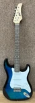 Bc 6 String Electric Guitar Black, Blue & White. Fixed Price $90.99.