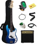 Stedman Beginner Series Bass Guitar Bundle With 15-WATT Amp, Gig Bag, Instrumen. Fixed Price $194.76.