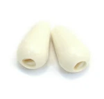 (2) White Switch Tips For Import Strat Guitar Etc 1/8" Lever SK-0731-025. Fixed Price $9.97.