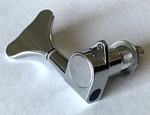 Silvertone SSLB-11 Bass Guitar Original Side Chrome Tuner Tuning Peg. Fixed Price $9.99.